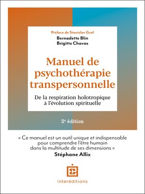 cover image of Manuel de psychothérapie transpersonnelle